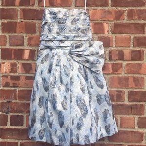 BCBG MaxAzria haze strapless dress